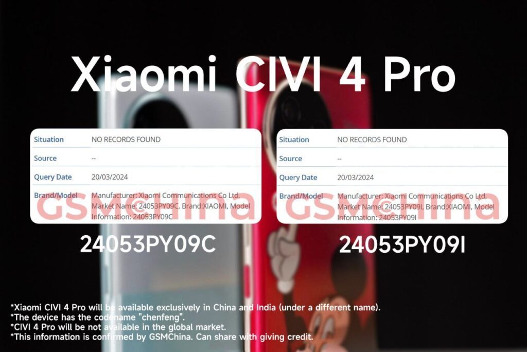 xiaomi civi 4 pro